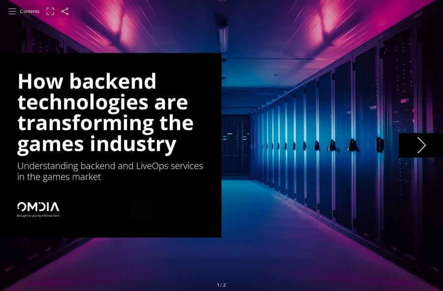 How backend technologies are transforming the games industry - ebook cover